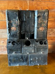 Antique Perfect Pantry Circa 1870 Tole Chuck Wagon Kitchen Pantry