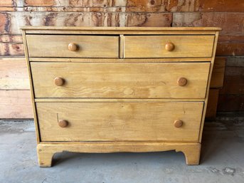 Vintage 4 Drawer Pine Dresser