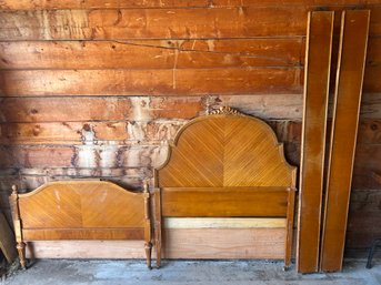 Antique Twin Wood Bed