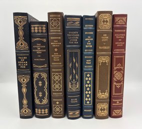 Franklin Library Leather Bound Classics Lot Of 7 Gold Gilt Vintage Books
