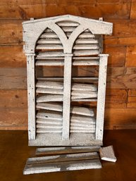 Architectural Salvage Antique Wood House Or Church Shutter 40' X 29'