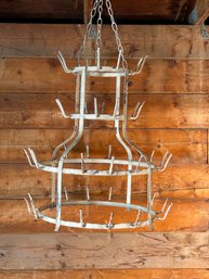 Antique 20th Century French Bottle Drying Rack