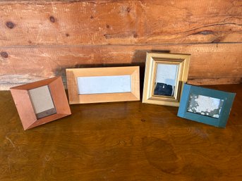 Lot Of 4 Small Picture Photo Frames