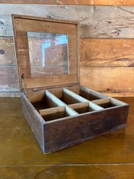 Antique 1920's James H Boye Company - Chicago, Illinois) Curtain Hardware Store Display Case