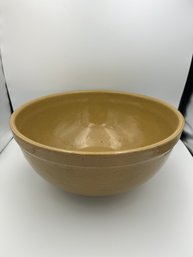 Extra Large Vintage Yellow-ware 15' Bowl