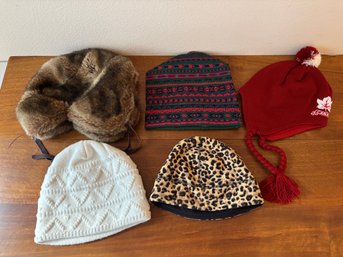 Lot Of Vintage Winter Beanie Hats