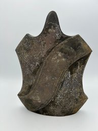 Antique Heavy Cast Iron Building Masonry Anchor Shield - 11' X 8'