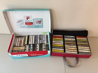 Lot Of Vintage Audio Cassetee Tapes - Classic Rock, Classical Music, Etc