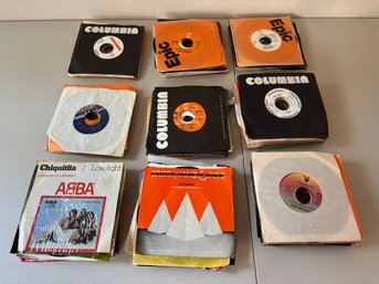 Huge Lot Of Vintage 45 Records