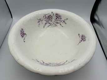 Antique Large Dresden Wash Basin Bowl