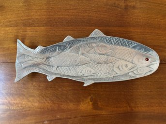 Vintage 1980s Arthur Court Fish Platter Tray 18.5'