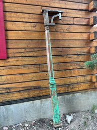 Architectural Salvage 8.3ft Wooden Porch Veranda Support Post Pole