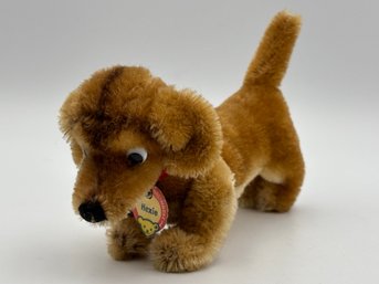Vintage Steiff Plush Dachshund Dog Hexie Toy Stuffed Animal Figure 6'