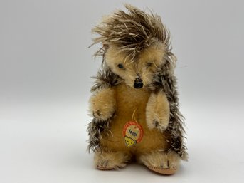 Vintage Steiff Plush Hedgehog Joggi Toy Figure 4.5'