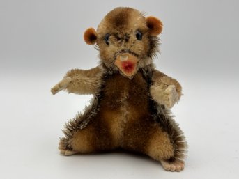 Vintage Steiff Plush Beaver Nagy Toy Figure 4'