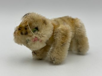 Vintage Miniature Steiff Plush Mohair Cat Toy Figure 3'