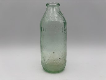 Antique Dr Pepper 6 Oz Green Glass Soda Grenade Bottle