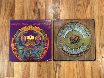 Lot Of 2 Vintage Grateful Dead LP Vinyl Records - Anthem Of The Sun & American Beauty