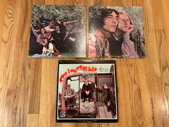 Lot Of 3 Incredible String Band LP Vinyl Records - The Big Huge, Changing Horses, Elektra