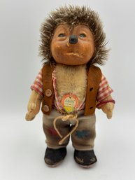 Vintage Steiff Mecki Hedgehog Figure 7'