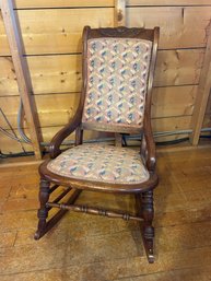 Antique 20th Century Lincoln Rocking Rocker Chair