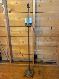 Antique Brass 3-Light Floor Lamp