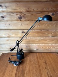 Articulating Post Modern Counter Balance Black Desk Lamp