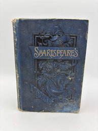The Works Of William Shakespeare Book, By William Shakespeare, 1887 Antique Book