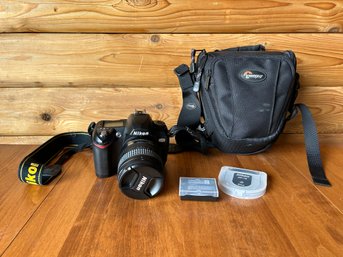 Nikon D70 Camera In Lowepro Case