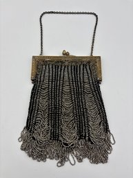 Antique Art Deco 1920's Flapper Bag Beaded Purse 7 X 5