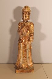 Gold Wooden Modern Buddha Statue