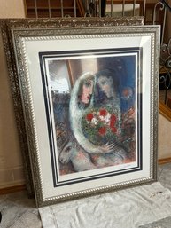 Marc Chagall Signed & Numbered Framed Lithograph 'Marriage' 44/375 With COA