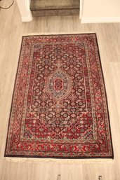 Authentic Hand Knotted Bijour Wool Area Rug - 47 X 72 Inches