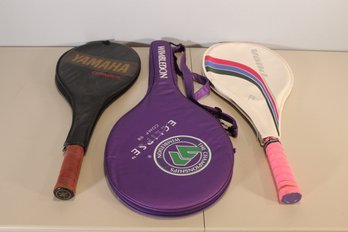 Lot Of 3 Vintage 90's Tennis Racquets