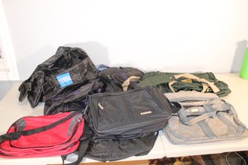 Lot Of 7 Vintage Duffel Bags