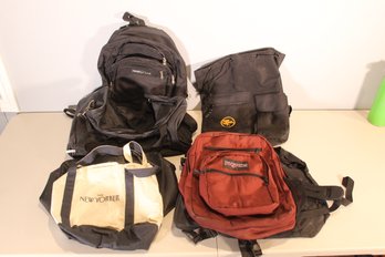Lot Of Vintage Duffel Bags And Backpacks