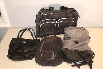 Lot 2 Of Vintage Duffel Bags And Backpacks