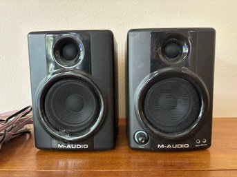 Pair Of M-audio Speaker Set Studiophile AV 30 Monitor Speakers