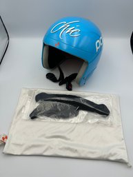 POC Skull Comp Julia Blue Ski Racing Helmet Small