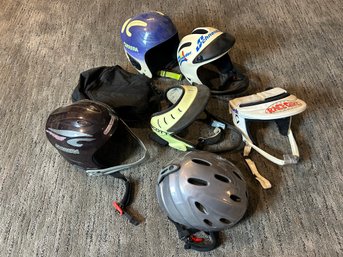 Lot Of Vintage Carrera, Schneider Ski Racing Helmets