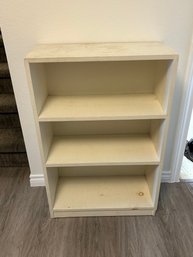 Solid Wood White Shelving Unit