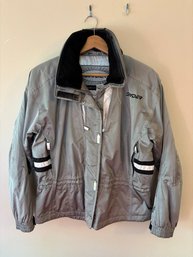 Vintage 90s Spyder Silver Women's Ski Jacket Size 10
