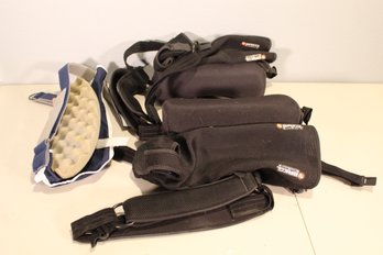 Lot Of 2 Breg Slingshot 3 Shoulder Slings Shoulder Brace Right & Left & Deroyal Shoulder Sling