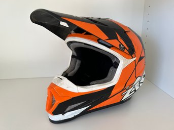Orange Z1R Rise Full Face Helmet Medium - DOT Approved