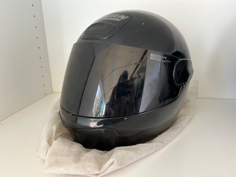 Large Nolan Go Kart Motorcycle Helmet Black