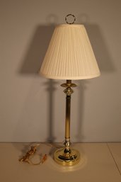 Gold 80's Candlestick Table Lamp