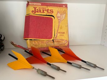 Vintage Jarts Set Of 4 (no Target Rings) Fair Condition