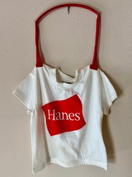 Vintage 80s 90s Rare Hanes T Shirt Tote Bag
