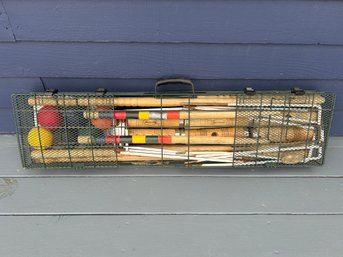 Vintage Croquet Kit By Sportcraft