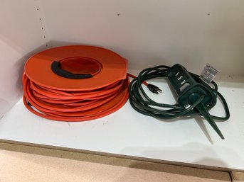 Lot Of 2 Extension Cords